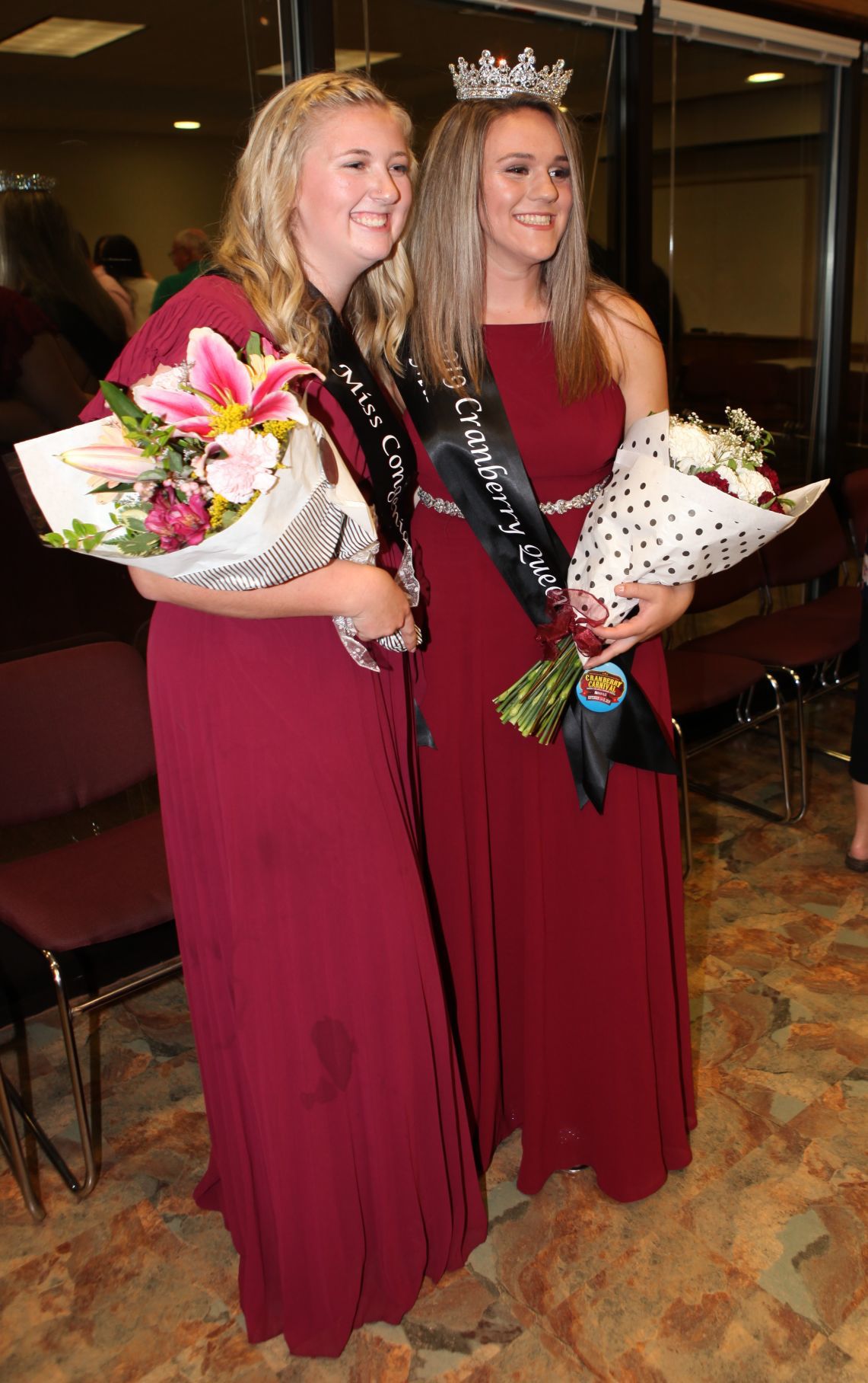 Cranberry Festival 2019 - Coronation - Queen Allison and runner-up Natalie Vincent